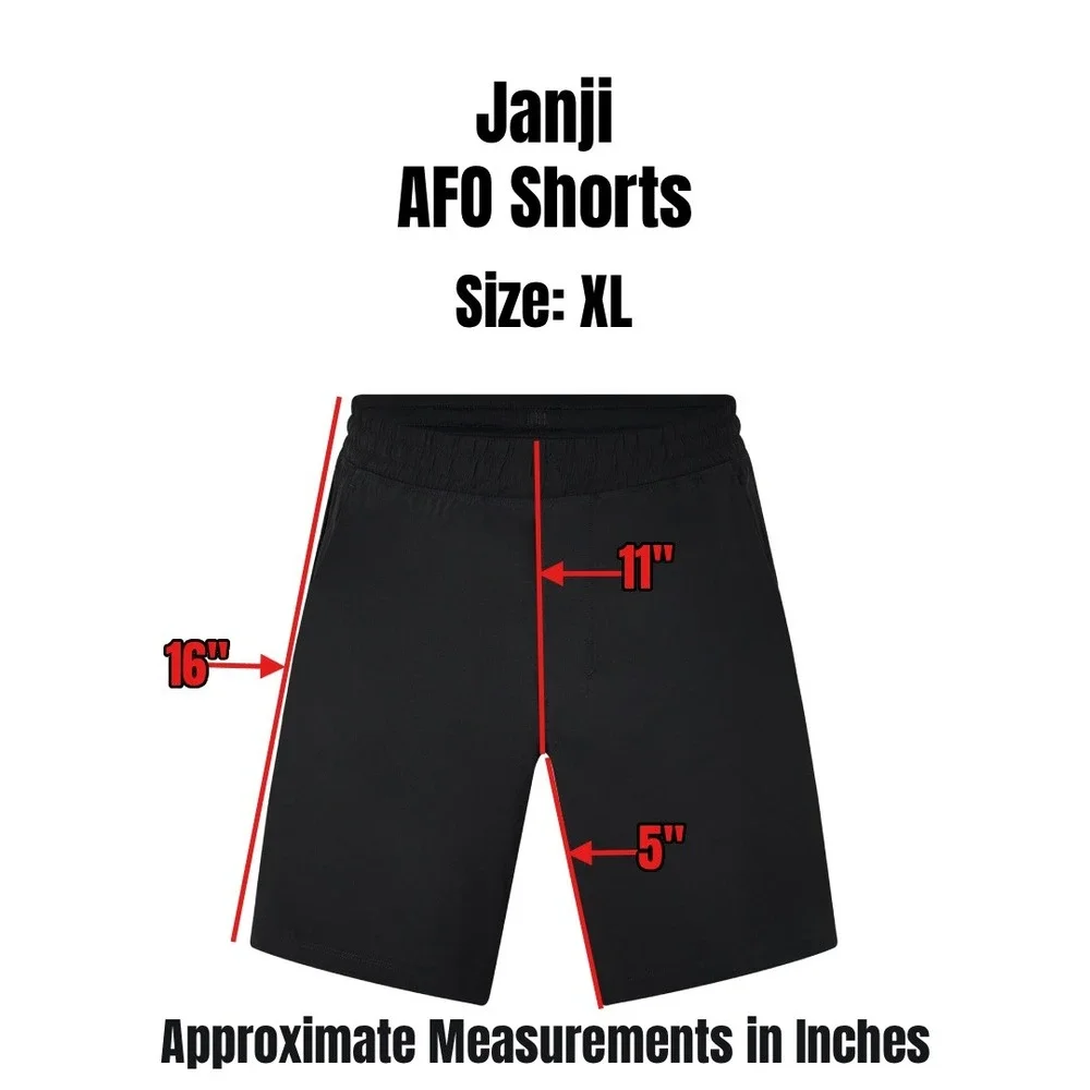 Janji AFO Shorts Mens XL Teal Blue 5